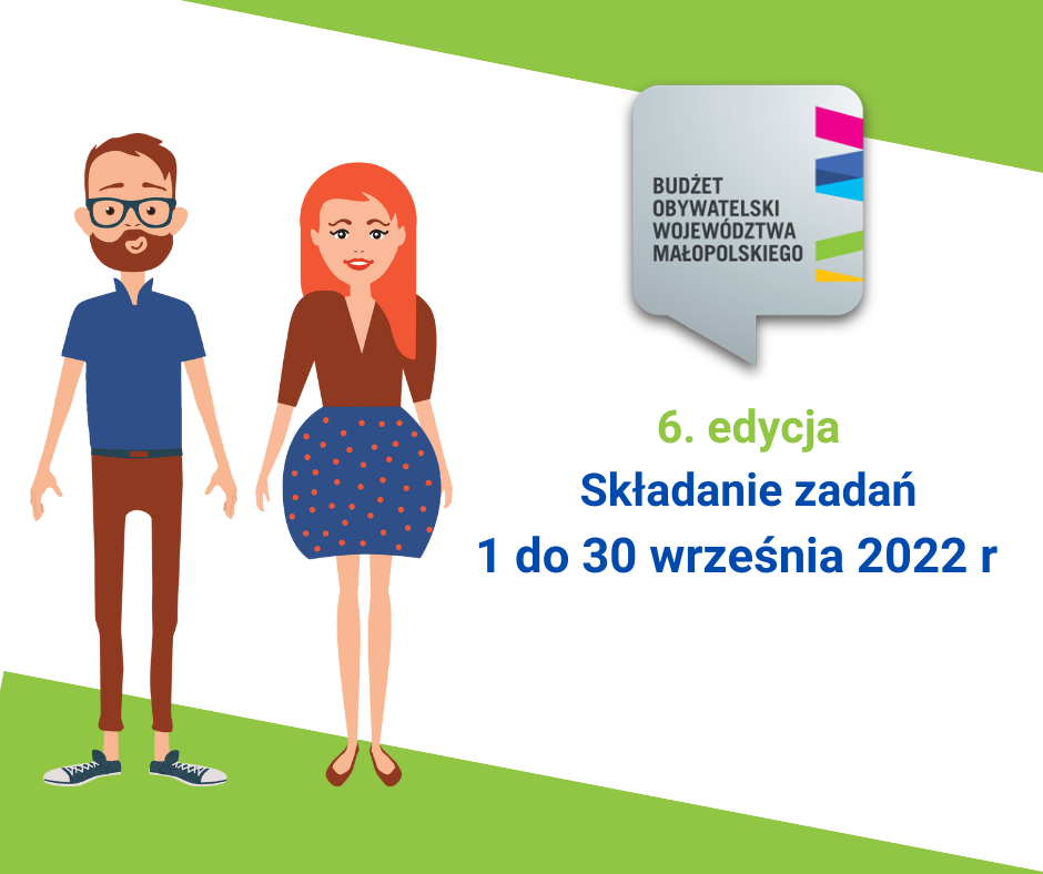 Grafika informująca o dacie składania zadań tj od 1 do 30 września 2022